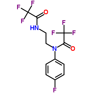 2,2,2-Trifluoro-n-(4-fluorophenyl)-n-[2-[(2,2,2-trifluoroacetyl)amino]ethyl]acetamide Structure,80007-95-0Structure