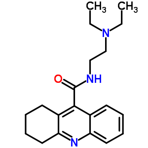 N-(2-diethylaminoethyl)-5,6,7,8-tetrahydroacridine-9-carboxamide Structure,80039-84-5Structure