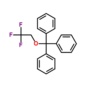 [Diphenyl-(2,2,2-trifluoroethoxy)methyl]benzene Structure,80054-70-2Structure