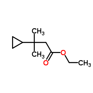 Ethyl 3-cyclopropyl-3-methylbutanoate Structure,80105-52-8Structure