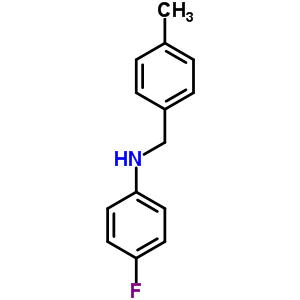 4-Fluoro-n-[(4-methylphenyl)methyl]aniline Structure,80143-72-2Structure