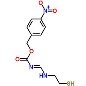 [(2-Mercapto-ethylamino)-methylene]-carbamic acid 4-nitro-benzyl ester Structure,80166-50-3Structure