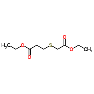 Ethyl 3-(2-ethoxy-2-oxoethylthio)propanoate Structure,80278-72-4Structure