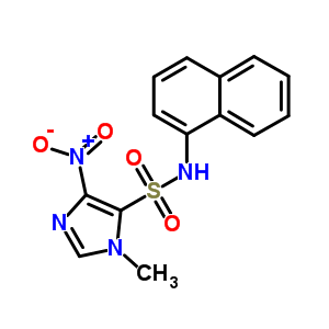 3-Methyl-n-naphthalen-1-yl-5-nitro-imidazole-4-sulfonamide Structure,80348-53-4Structure