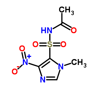 Acetamide,n-[(1-methyl-4-nitro-1h-imidazol-5-yl)sulfonyl]- Structure,80348-60-3Structure