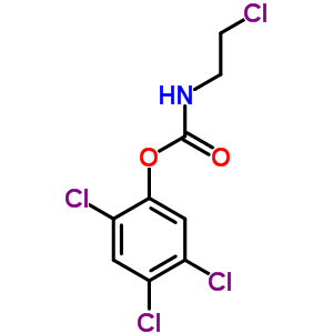 Carbamic acid, (2-chloroethyl)-, 2,4,5-trichlorophenyl ester Structure,80354-46-7Structure