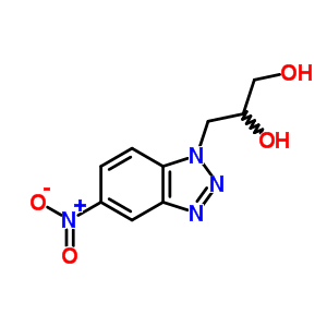 3-(5-Nitrobenzotriazol-1-yl)propane-1,2-diol Structure,80479-67-0Structure