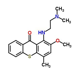 1-(2-Dimethylaminoethylamino)-2-methoxy-4-methyl-thioxanthen-9-one Structure,80568-48-5Structure