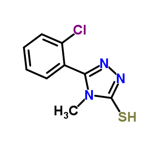 5-(2-Chlorophenyl)-4-methyl-4H-1,2,4-triazole-3-thiol Structure,80590-50-7Structure