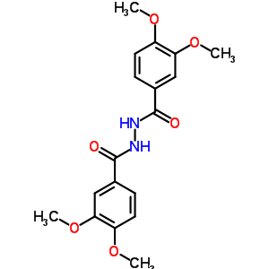 N-(3,4-dimethoxybenzoyl)-3,4-dimethoxy-benzohydrazide Structure,80592-68-3Structure