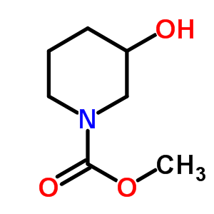 Methyl 3-hydroxypiperidine-1-carboxylate Structure,80613-04-3Structure