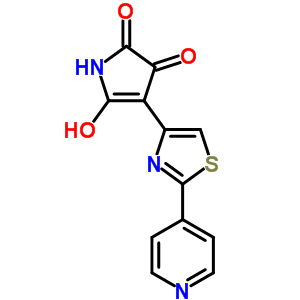 3-Hydroxy-4-[2-(4-pyridinyl)-4-thiazolyl]-1h-pyrrole-2,5-dione Structure,80653-76-5Structure