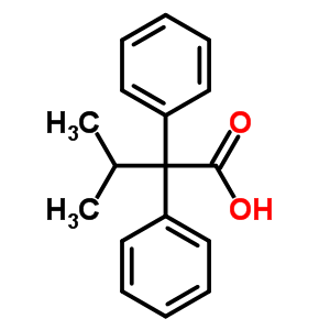 Benzeneacetic acid, a-(1-methylethyl)-a-phenyl- Structure,80743-47-1Structure