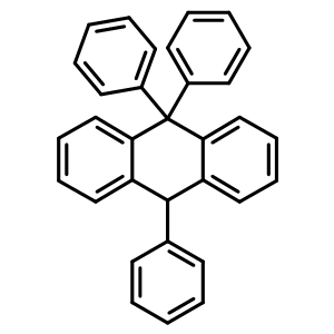 Anthracene,9,10-dihydro-9,9,10-triphenyl- Structure,809-40-5Structure