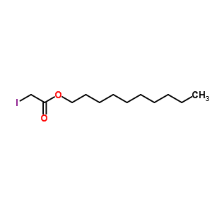 Decyl 2-iodoacetate Structure,80935-00-8Structure