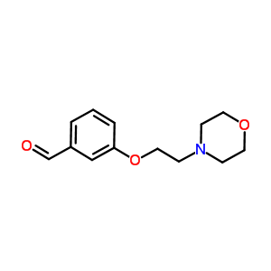 3-(2-Morpholin-4-ylethoxy)benzaldehyde Structure,81068-26-0Structure