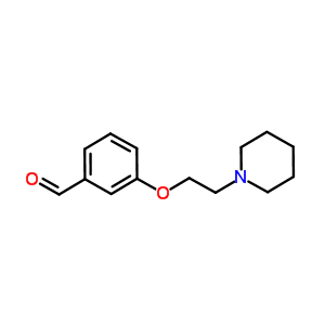 3-(2-Piperidin-1-ylethoxy)benzaldehyde Structure,81068-27-1Structure