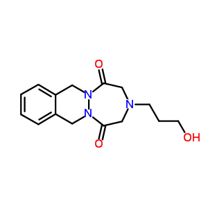 3-(3-Hydroxypropyl)-3,4,7,12-tetrahydro-1h-(1,2,5)triazepino(1,2-b)phthalazine-1,5(2h)-dione Structure,81215-75-0Structure