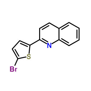 2-(5-Bromo-2-thienyl)quinoline Structure,81216-93-5Structure