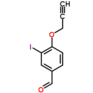 3-Iodo-4-(prop-2-yn-1-yloxy)benzaldehyde Structure,812642-63-0Structure