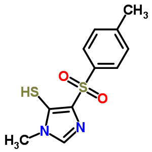 1-Methyl-4-tosylimidazole-5-thiol Structure,81291-85-2Structure