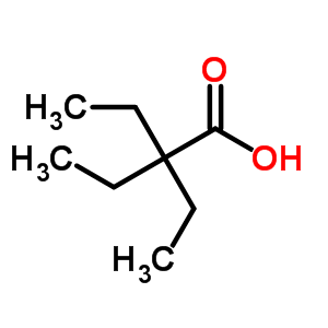 2,2-Diethylbutyric acid Structure,813-58-1Structure