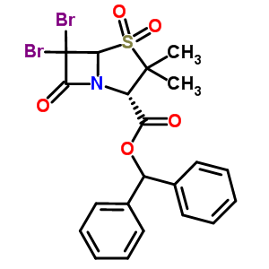 Benzhydryl 6,6-dibromopenicillinate sulfone Structure,81324-43-8Structure