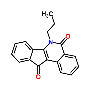 6-Propyl-5h-indeno[1,2-c]isoquinoline-5,11(6h)-dione Structure,81721-74-6Structure