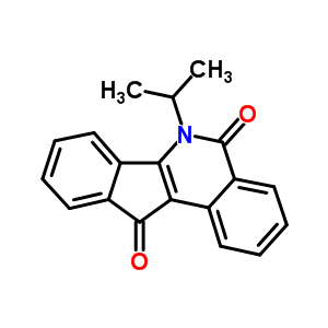 6-Isopropyl-5h-indeno[1,2-c]isoquinoline-5,11(6h)-dione Structure,81721-75-7Structure