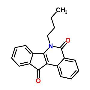 6-Butyl-5h-indeno[1,2-c]isoquinoline-5,11(6h)-dione Structure,81721-76-8Structure