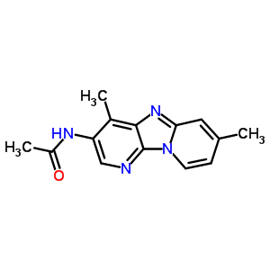 Acetamide, n-(4,7-dimethyldipyrido(1,2-a:3,2-d)imidazol-3-yl)- Structure,81809-88-3Structure