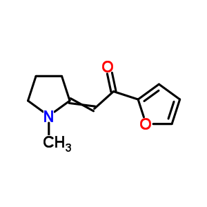 Ethanone,1-(2-furanyl)-2-(1-methyl-2-pyrrolidinylidene)- Structure,82071-15-6Structure