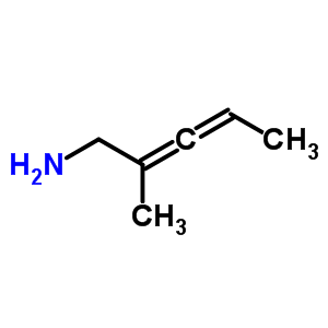 2-Methylpenta-2,3-dien-1-amine Structure,82086-62-2Structure