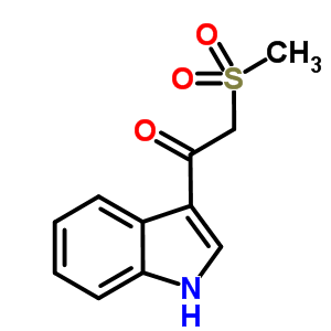 3-Methanesulfonylacetylindole Structure,821009-91-0Structure