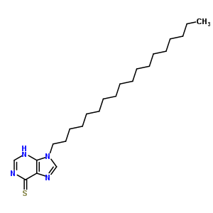 9-Octadecyl-3h-purine-6-thione Structure,82191-99-9Structure