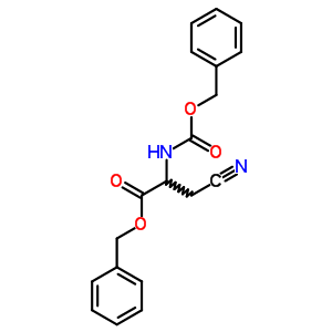 Benzyl 3-cyano-2-phenylmethoxycarbonylamino-propanoate Structure,82215-18-7Structure