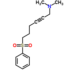 2-Hexyn-1-amine,n,n-dimethyl-6-(phenylsulfonyl)- Structure,82276-03-7Structure