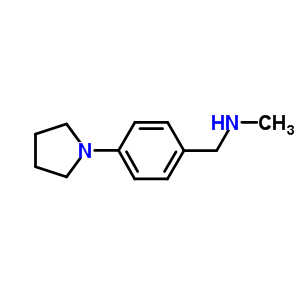 N-methyl-n-(4-pyrrolidin-1-ylbenzyl)amine Structure,823188-79-0Structure