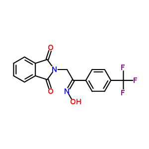 2-[(2Z)-2-hydroxyimino-2-[4-(trifluoromethyl)phenyl]ethyl]isoindole-1,3-dione Structure,82585-55-5Structure