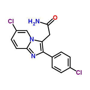 6-Chloro-2-(4-chlorophenyl)imidazo[1,2-a]pyridine-3-acetamide Structure,82626-73-1Structure