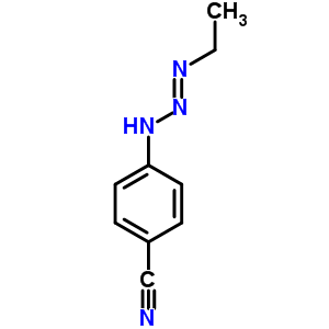 4-(2-Ethyliminohydrazinyl)benzonitrile Structure,82647-11-8Structure