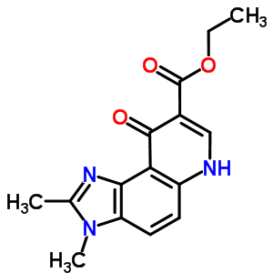 3H-imidazo[4,5-f]quinoline-8-carboxylic acid, 6,9-dihydro-2, 3-dimethyl-9-oxo-, ethyl ester Structure,82723-42-0Structure