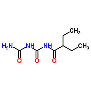 N-(carbamoylcarbamoyl)-2-ethyl-butanamide Structure,82845-34-9Structure