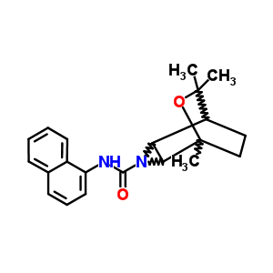 6-Oxa-3-azatricyclo(3.2.2.0(2,4))nonane-3-carboxamide, 5,7,7-trimethyl-n-1-naphthalenyl- Structure,82880-98-6Structure