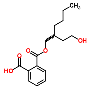 Mono(2-​(2-​hydroxyethyl)​hexyl) phthalate Structure,82975-94-8Structure