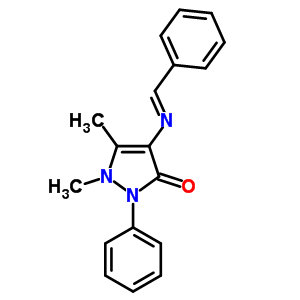 4-Benzylideneaminoantipyrine Structure,83-17-0Structure