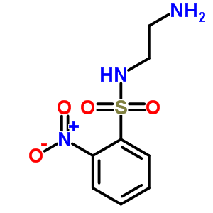 1-Amino-2-(2-nitrobenzenesulfonamido)ethane Structure,83019-91-4Structure