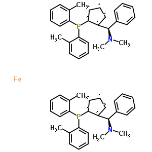 (1R,1r)-1,1-bis[bis(2-methylphenyl)phosphino]-2,2-bis[(r)-(dimethylamino)phenyl Structure,831226-37-0Structure