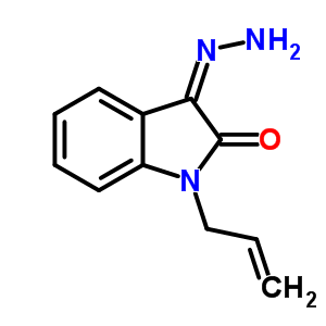 1-Allyl-3-hydrazono-1,3-dihydro-indol-2-one Structure,832-83-7Structure