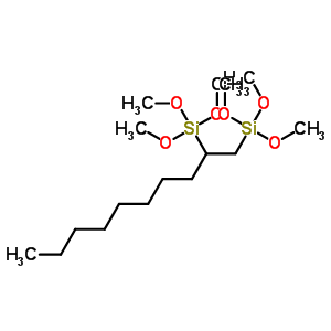 1,2-Bis(trimethoxysilyl)decane Structure,832079-33-1Structure